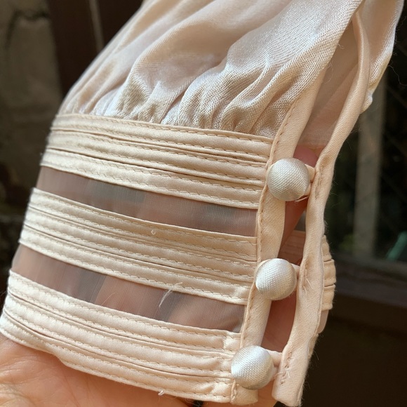 Reiss blush pink satin midi dress - Picture 3 of 6